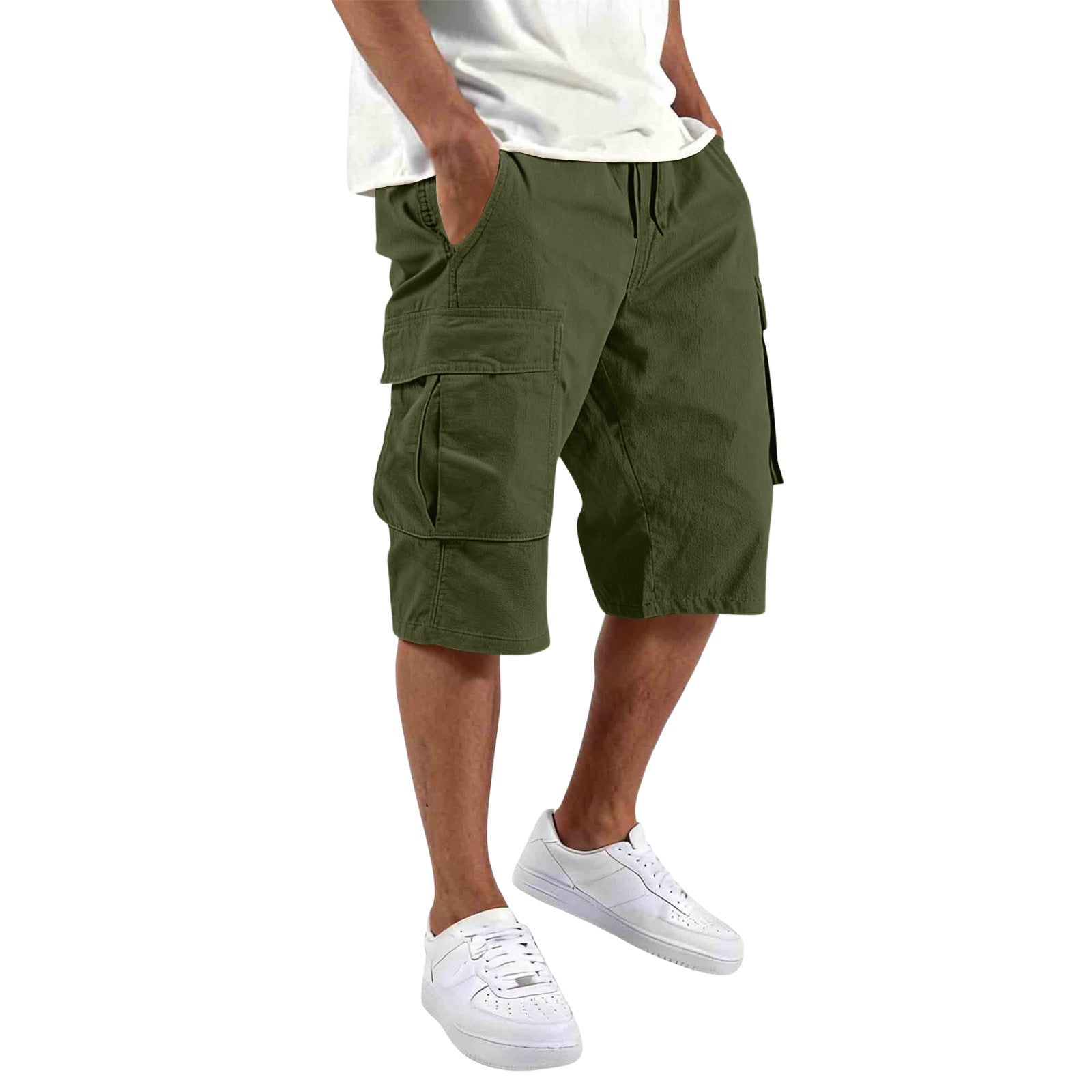 Mens Cargo Shorts Sport Casual Multi Pocket