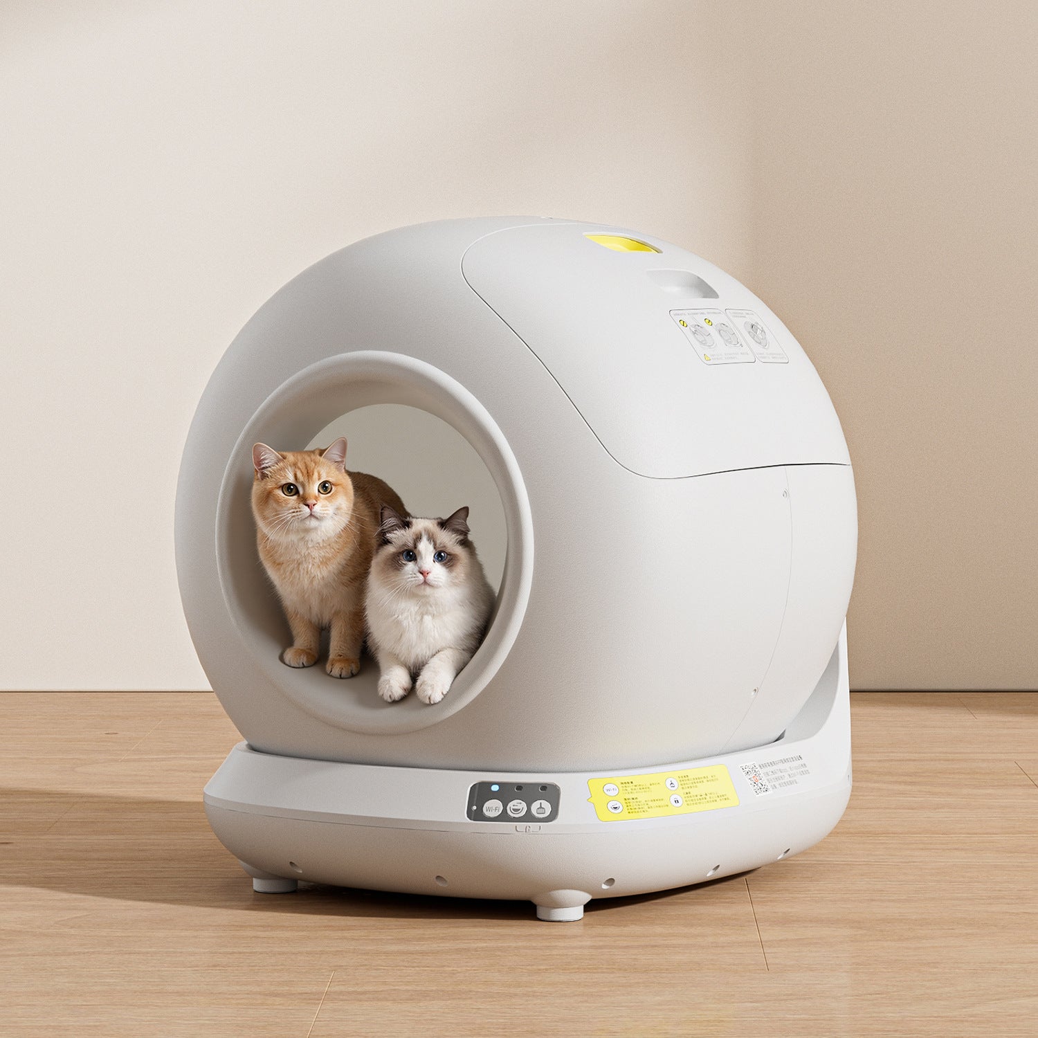 Automatic Smart Cat Litter Box with App Control