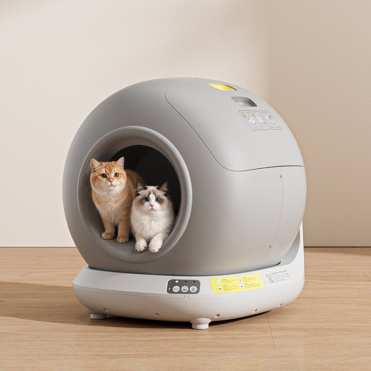 Automatic Smart Cat Litter Box with App Control