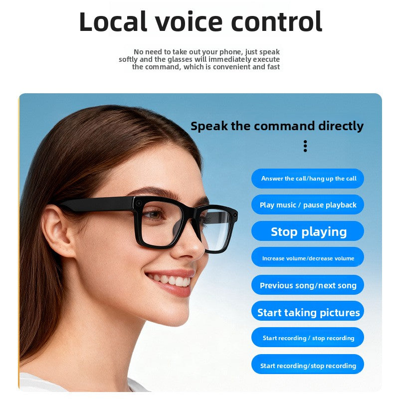 AI Smart Translation Bluetooth Glasses with Camera
