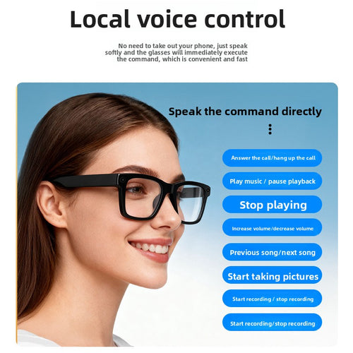 AI Smart Translation Bluetooth Glasses with Camera