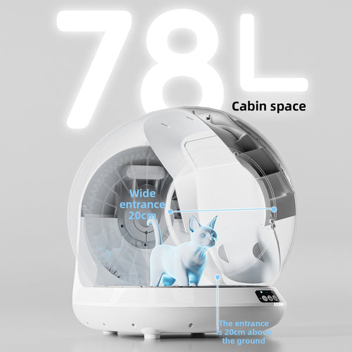 Automatic Smart Cat Litter Box with App Control